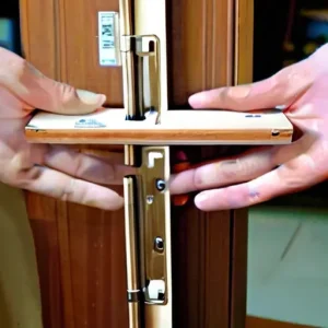 Шаблон для врезки дверных петель ручным фрезером: точная настройка