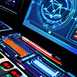 Имитация работы станка на экране компьютера перед фактическим запуском