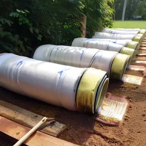 Утепление труб водоснабжения мешками со столярной стружкой Утепление труб водоснабжения мешками со столярной стружкой