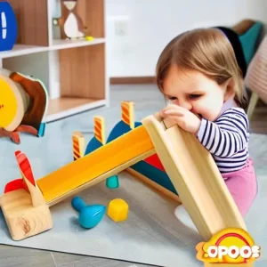 Продажа деревянных развивающих игрушек через детские центры
