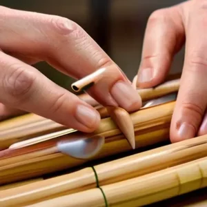 Деревянные гвозди из бамбука: техника изготовления и забивания
